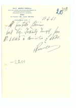 Lietuvių studentų kolegijos Romoje finansų dokumentai