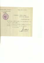 Užsienio reikalų ministerijos susirašinėjimo su Lietuvos atstovybe Kopenhagoje dokumentai