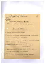 Steigiamojo Seimo 1920 m. rugsėjo 17 d. posėdžio Nr. 42 darbotvarkė.
