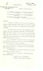 Užsienio reikalų ministerijos susirašinėjimo su Lietuvos atstovybe Kopenhagoje dokumentai