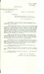 Užsienio reikalų ministerijos susirašinėjimo su Lietuvos atstovybe Kopenhagoje dokumentai