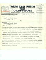 Telegramos, pranešimai apie padėtį Lietuvoje: sukilimą Tauragėje, atentatą prieš A. Voldemarą, Suvalkijos ūkininkų judėjimą ir kitus įvykius