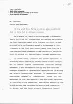 Lietuvos Respublikos Seimo delegacijos Šiaurės Atlanto Asamblėjoje vadovo L. Linkevičiaus pranešimas