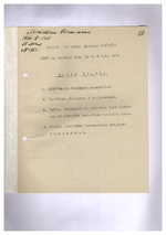 Steigiamojo Seimo 1920 m. rugsėjo 15 d. posėdžio Nr. 41 darbotvarkė.