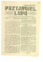 Laikraštis „Przyjaciel ludu“, 1920 m. rugpjūčio 7 d., Nr. 5.