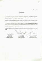 Estijos, Latvijos ir Lietuvos delegacijos ryšiams su Europos Parlamentu pareiškimas