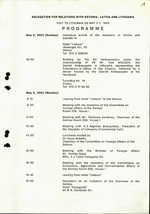 Europos Parlamento delegacijos ryšiams su Estija, Latvija ir Lietuva vizito į Lietuvą 1993 m. gegužės 2-7 d. programa