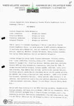 Pro memoria apie Lietuvos Respublikos Seimo delegacijos vizitą į 39-ąją Šiaurės Atlanto Asamblėjos sesiją