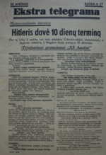 Hitlerio memorandumas Chamberlainui dėl sudetų klausimo