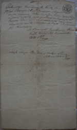 Raštas apie 12 skrynių palikimą saugojimui