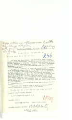 Užsienio reikalų ministerijos susirašinėjimo su Lietuvos atstovybe Kopenhagoje dokumentai