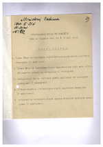 Steigiamojo Seimo 1920 m. rugsėjo 24 d. posėdžio Nr. 44 darbotvarkė.