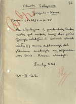 Dokumentai apie pasiuntinybės Italijoje veiklą