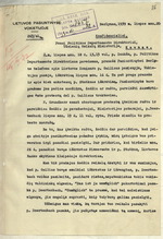 Dokumentai apie padėtį Klaipėdos krašte