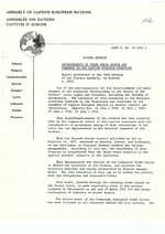 Dokumentai apie Pavergtųjų Europos Tautų asamblėjos veiklą