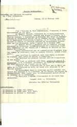 Užsienio reikalų ministerijos susirašinėjimo su Lietuvos atstovybe Kopenhagoje dokumentai