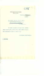 Užsienio reikalų ministerijos susirašinėjimo su Lietuvos atstovybe Kopenhagoje dokumentai